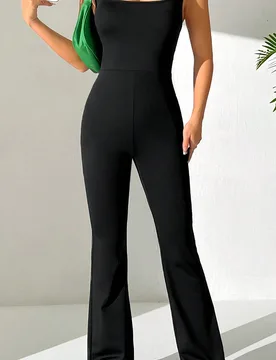 Mono Casual De Color Sólido Para Mujer M - Shein - FashionsVida