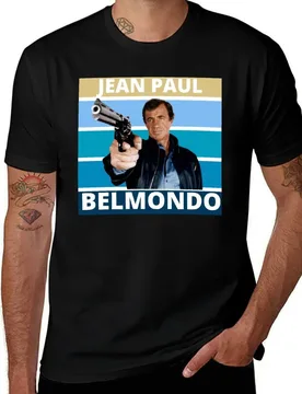 Jean Paul Belmondo- RIP- Jean Paul Belmondo Autographe T-Shirt Work Utility Casual Tee Shirt - Aliexpress - FashionsVida