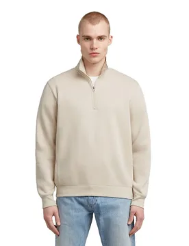 Sweat à Demi-zip Premium Core Whitebait M - G-Star - FashionsVida