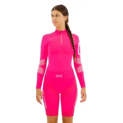 Maglietta A Maniche Lunghe Effektor .0 Trail Flamingo Pink / Arctic White L