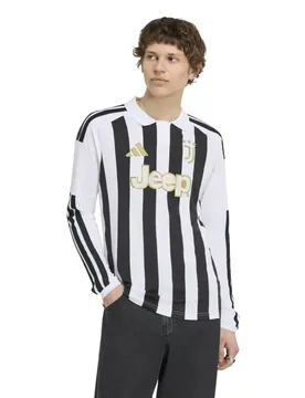 T-shirt à Manches Longues Domicile Juventus 26/27 White / Black M - Adidas - FashionsVida