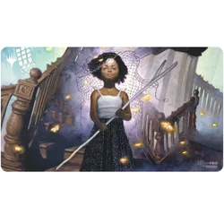 MTG Duskmourn Playmat featuring Aminatou, Veil Piercer (Commander)