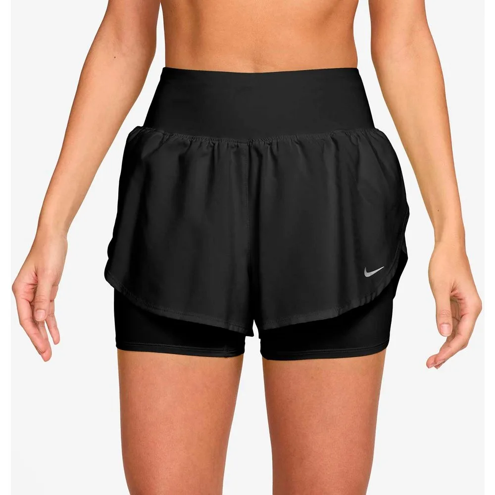 Pantalón corto de mujer W Nk Flow DF HR 2N1 Shrt - Nike - FashionsVida