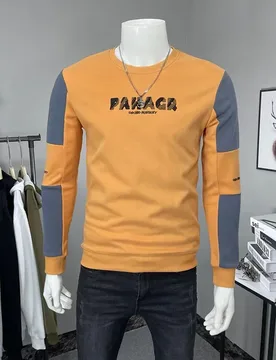 Fashion O-Neck Spliced Printed Letter T-Shirts Men's Clothing Autumn New Loose Long Sleeve Korean Tops Casual Tee Shirts - Aliexpress - FashionsVida