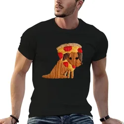 Pizza Puppy T-Shirt Lightweight Print T-Shirt
