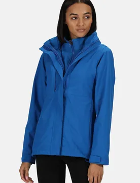 Women's Kingsley Waterproof 3 in 1 Jacket in Light Blue Size: 18 - Light Blue - Size: 18 - Regatta - FashionsVida