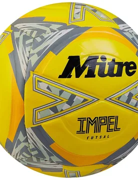 Ballon De Futsal Impel Futsal Fluo Yellow / Black / Circular Grey 4 unisex - mitre - FashionsVida