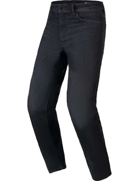 Pantaloni Moto FLEX-AST 5 DENIM SHORT Lavato Ner taglia 33 - Alpinestars - FashionsVida