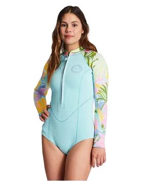 Shorty à Manches Longues Avec Fermeture éclair Frontale Salty Dayz 2 Mm Dreamland XS - Billabong - FashionsVida