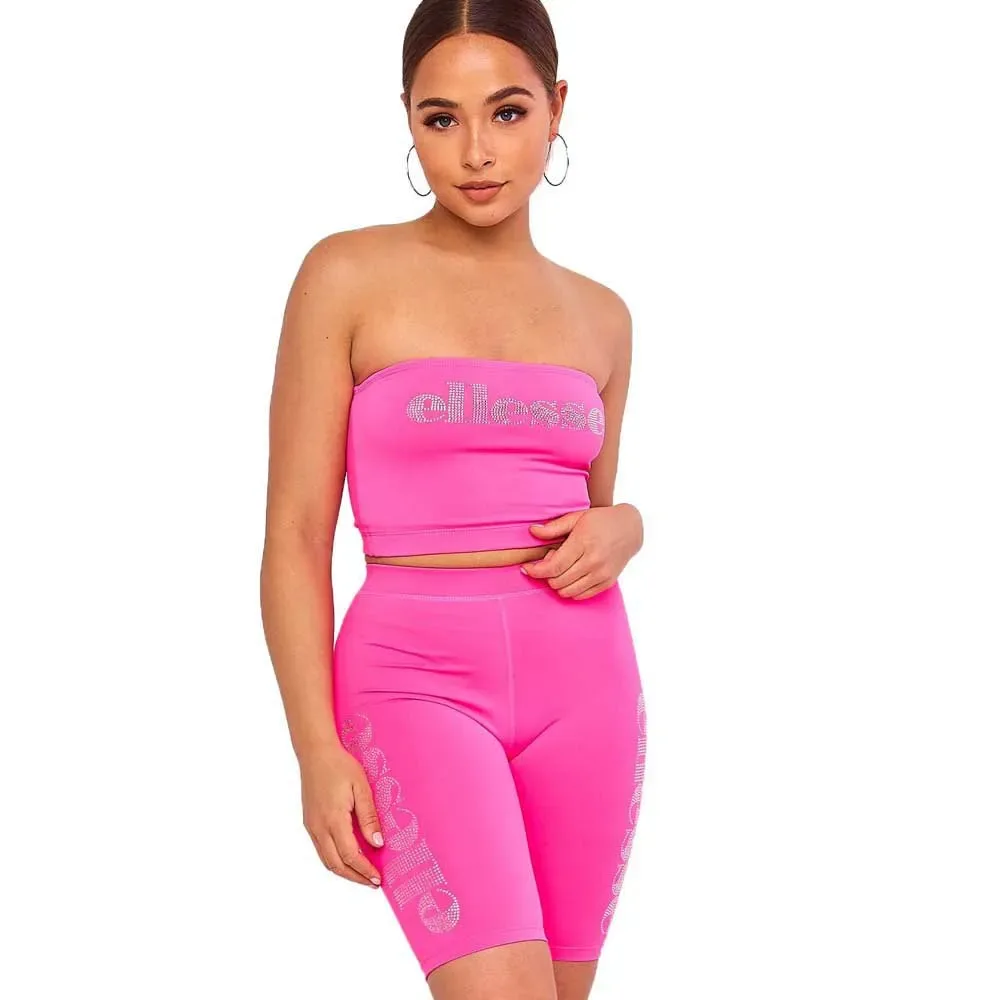 Pantaloni Corti Giovedi Neon Pink M - Ellesse - FashionsVida