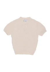 Maglietta Uomo Back Graphic Knit Tee Cream