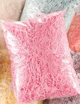 G Relleno de caja de regalo de hierba de rafia, adecuado para regalos de Navidad, Día de San Valentín y bodas; Relleno de caja de regalo ligero; Mat - Shein - FashionsVida