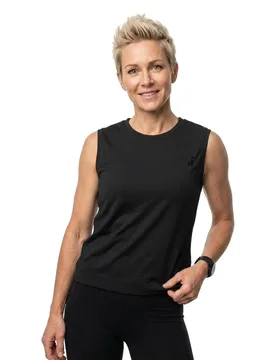 T-shirt Sans Manches Mia Croptop Black M - Joluvi - FashionsVida