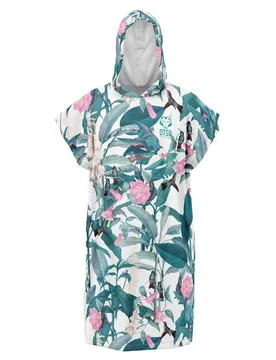 Poncho Garden Green / Pink One Size - OTSO - FashionsVida