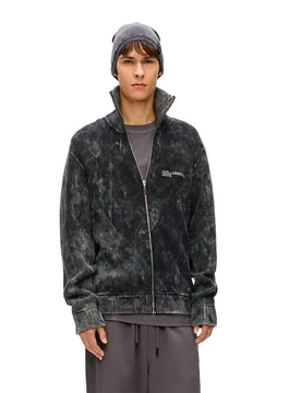 Sweat-shirt Zippé B1m18021 Washed Black S - Karl Lagerfeld Jeans - FashionsVida