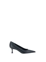 Décolleté in pelle NERO 39