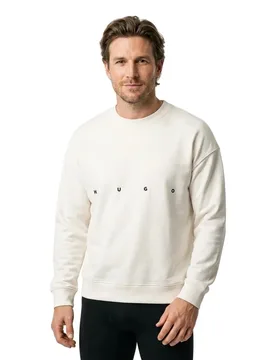 Hugo Felpa Darislong 1028007 Natural 2XL - Hugo Boss - FashionsVida