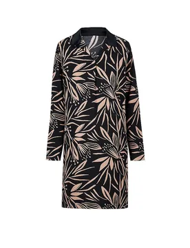Nachthemd - Sleepshirt VIVID BLOOM schwarz schwarz XL Damen - Mey - FashionsVida