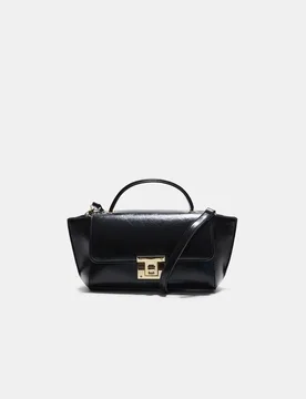 Umhängetasche mit Überschlag Schwarz OS - Stradivarius - FashionsVida