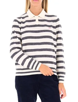 Polo maniche lunghe GRIGIO SCURO L - Sun68 - FashionsVida