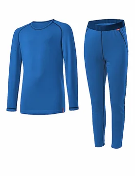 Löffler Set intimo funzionale per bambini TRANSTEX WARM blu 128 - LÖFFLER - FashionsVida
