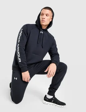 Mens Tuta con Cappuccio Rival Fleece - Nero, nero nero Uomo taglia XS - Under armour - FashionsVida