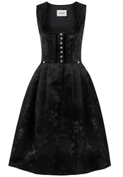 Dirndl Odette (schwarz, Gr. 36) von Heimatgwand für Damen, 100% Polyester