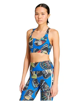 Soutien-gorge De Sport à Impact Moyen X Farm Black / Hi-Res Blue / Lush Red L - Adidas - FashionsVida