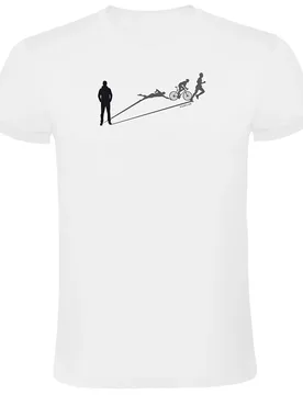 Triathlon Shadow Short Sleeve T-shirt White M Men - Kruskis - FashionsVida
