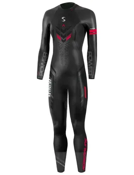 Adrenaline Woman Long Sleeve Neoprene Wetsuit Black / Red P1 Women - Synergy - FashionsVida
