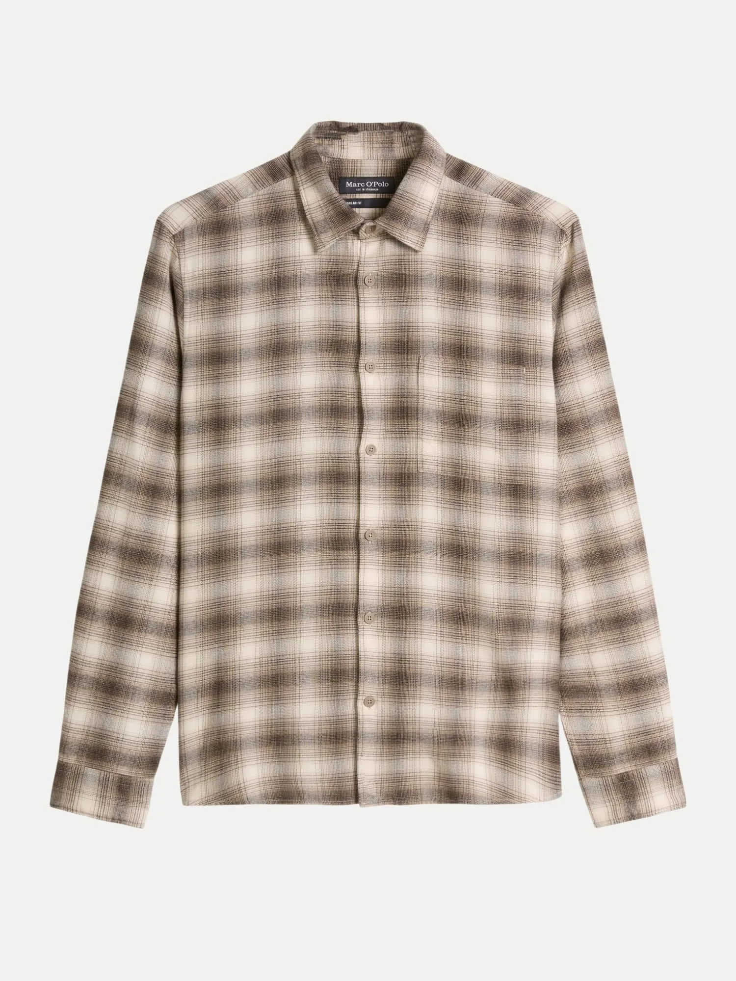 Marc O' Polo mit Karo-Muster 1543-Dark Brown_Multi_01 M - Marc O'Polo - FashionsVida