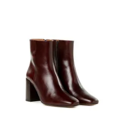 Bottines à talons Daphné en cuir
