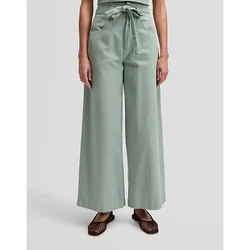 Regular Pleated Lightweight Trousers Desert Sage Größe 27x31 female