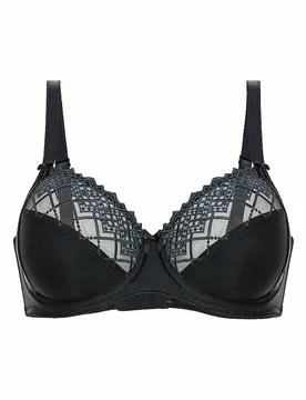 Soutien-gorge à armatures Joy magic blue noir 90B - Felina - FashionsVida