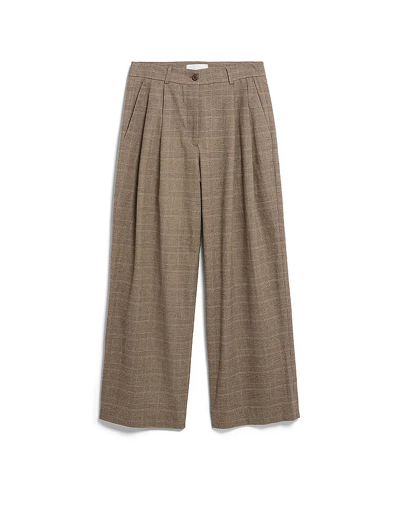 Pantalon Wide Leg marron clair S - Armedangels - FashionsVida
