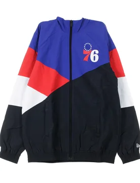 Giacca a Vento Uomo Nba Colour Block Phi76e Navy/original Team Colors - New era - FashionsVida
