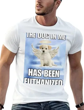 The dog in me has been euthanized T-Shirt Vintage Style Printed Top - Aliexpress - FashionsVida