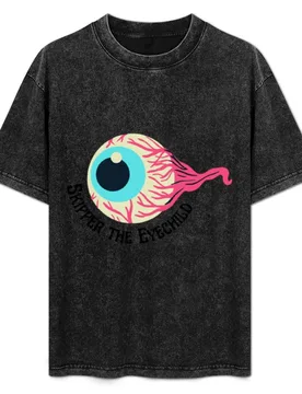 Large Skipper the Eyechild Garth Marenghi’s Darkplace T-Shirt - Aliexpress - FashionsVida