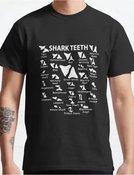 Types Of Sharkth I Species Of Sharks Gift Short Sleeve t shirt Vintage Graphic Tee 100% cotton printed clothes All size Tops - Aliexpress - FashionsVida