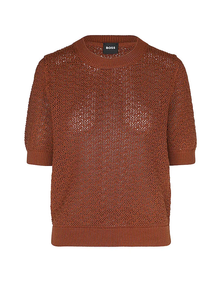 Boss Pullover FOLEARIA marrone L - BOSS - FashionsVida