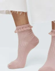 Pack Cotton Rich Quarter Socks Ivory Mix female