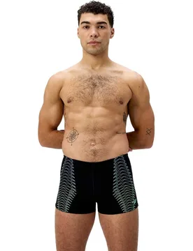 Bañador de natación para hombre Duo Logo Print Aquashort - Speedo - FashionsVida