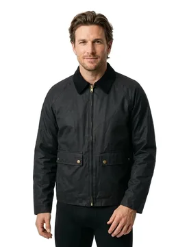 Veste Bedford Waxed Rebel Black M - Jack & jones - FashionsVida