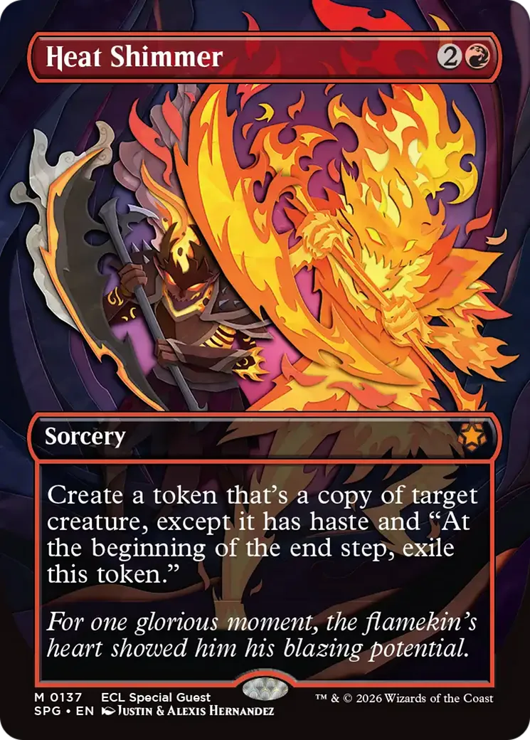 Heat Shimmer (Borderless Foil) Special Guests - Magic: The Gathering - FashionsVida