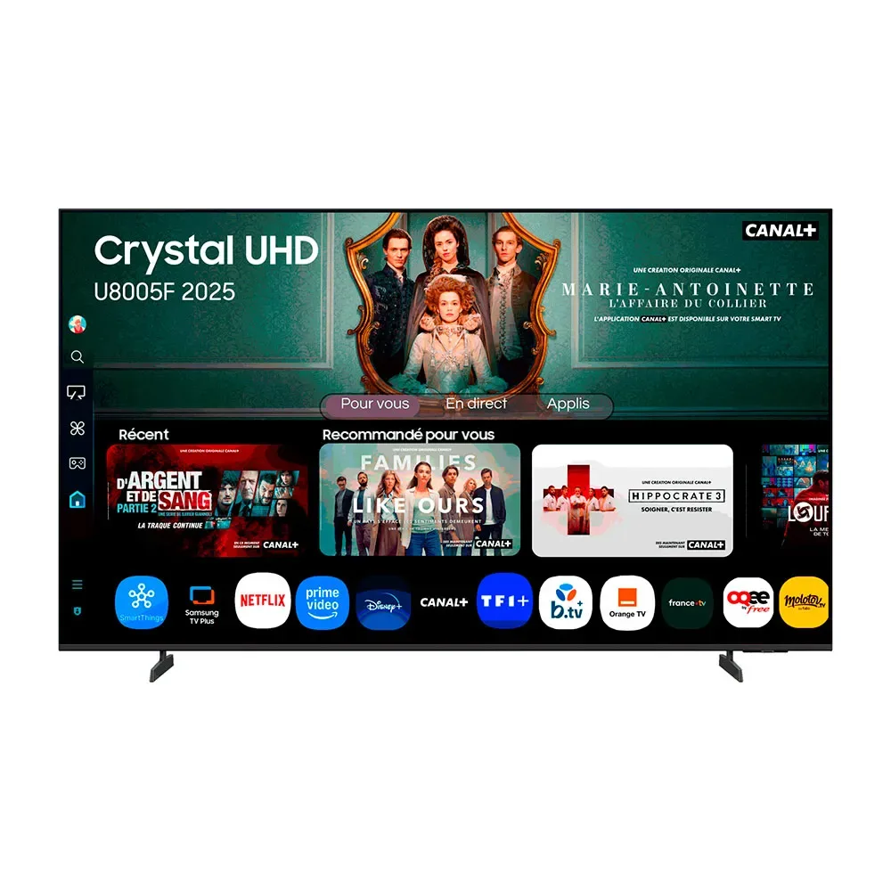 Tv Tu43u8005fu 43´´ 4k Led Black One Size unisex - Samsung - FashionsVida