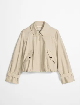 Chaqueta de mujer regular de una mezcla de algodón orgánico y lyocell - MARC O'POLO - FashionsVida