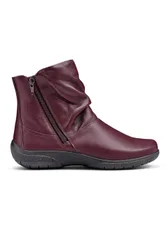 Whisper Women's Wide Fit Leather Boot - - Size: 5