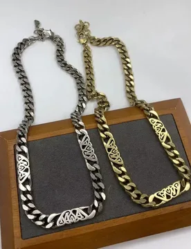 New Cuban Seal Necklace For Women With A High Quality And Fashionable Punk European And American Style Clavicle Chain - Aliexpress - FashionsVida