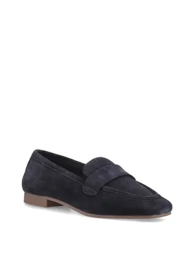 Women's Sutton Suede Loafer in Navy Size: 4 - Navy - Size: 4 - Hush puppies - FashionsVida