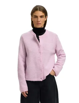 Cardigan Lulu New Winsome Orchid / Melange S - Selected - FashionsVida